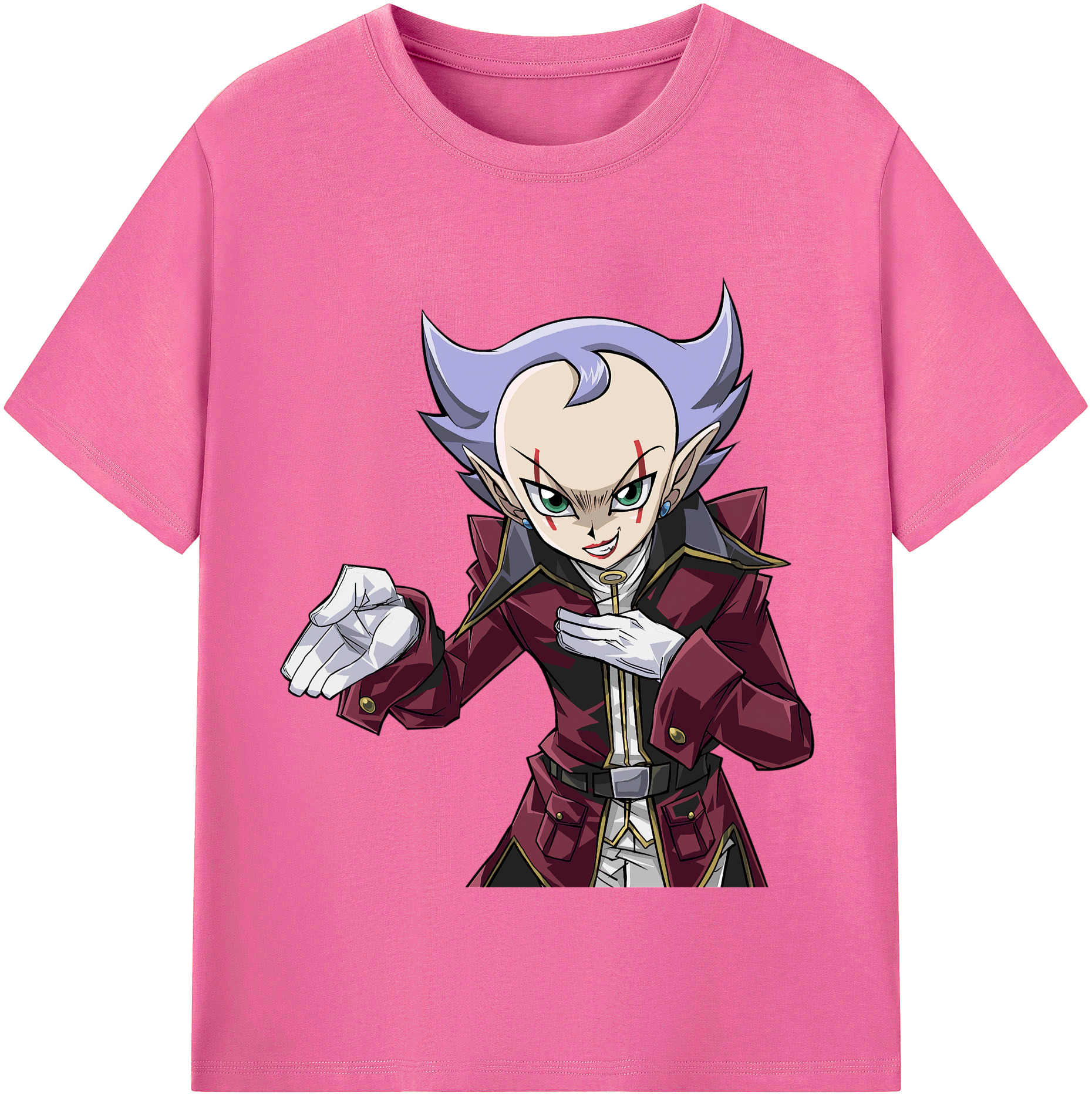 （画像用） 遊☆戯☆王 Yu-Gi-Oh! レディースカジュアルプリントTシャツ（綿100％）